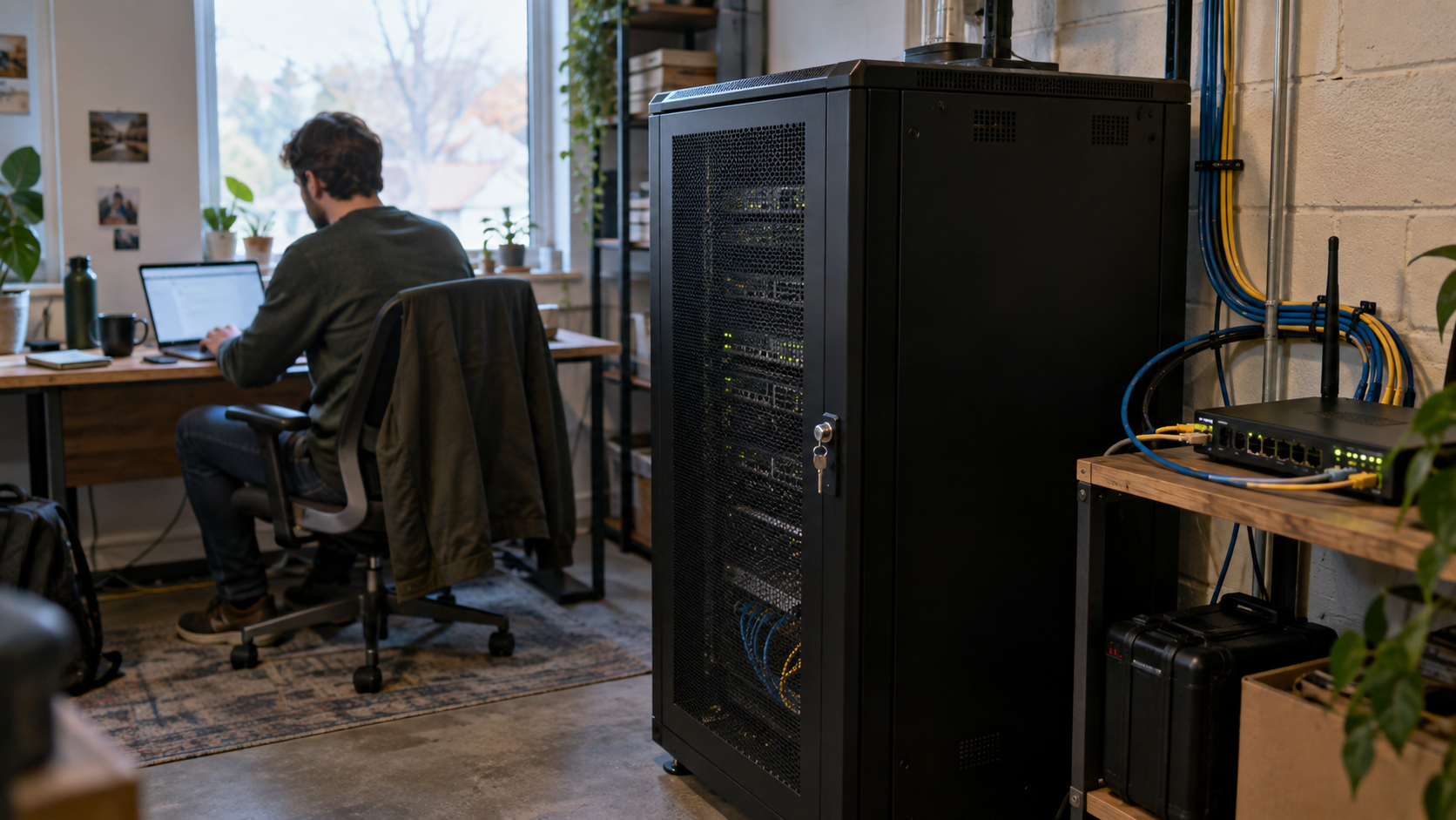 data — How does an n8n routing architecture secure local data?